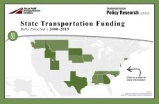 state transportation funding map