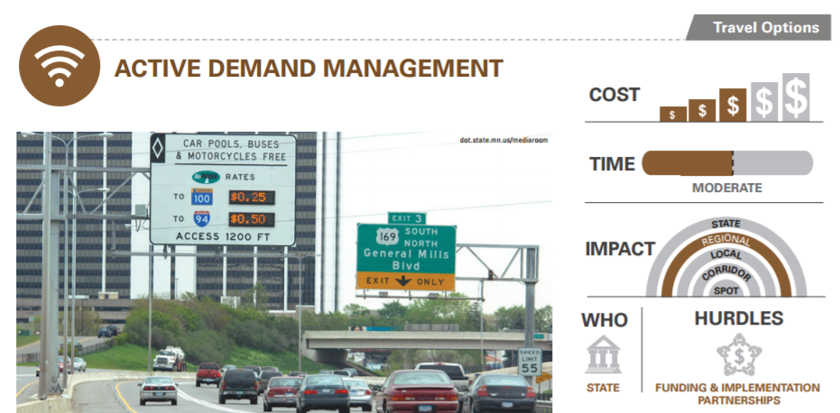 Active Demand Management Transportation Policy Research